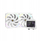 Течен CPU ладилник Valkyrie V240 LCD, 240mm, ARGB, бел