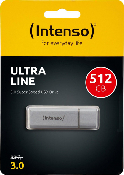 USB Intenso Ultra Line, 512GB, USB 3.2, argjendtë