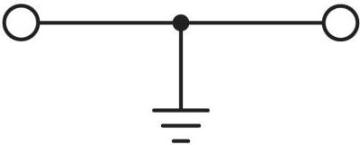 Klemë mbrojtëse PE Phoenix Contact USLKG 10 N, për shinë DIN, jeshile‑verdhë