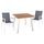 Set Tavolinë me 2 karrige HM11417, bardhë