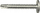 Vidë vetëshpuese me rondele, 4.2×16 mm, 1 kg, e galvanizume e bardhë