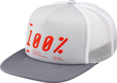 Kapelë 100% Transfer Snapback Trucker, gri