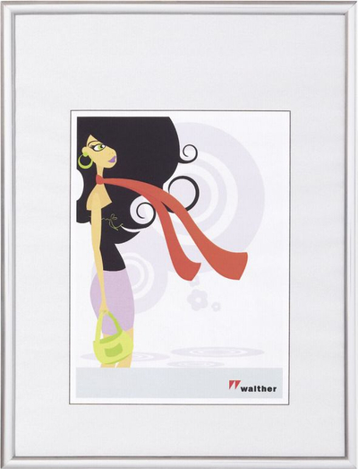 Kornizë foto Walther New Lifestyle KV520S, 15x20 cm, plastikë, argjend