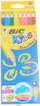 Lapsa ngjyrues Bic Kids Supersoft, 8 copë, me mprehëse, shumëngjyrëshe