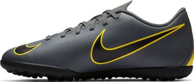 Këpucë futbolli Nike Mercurial Vapor, turf, gri me të verdhë