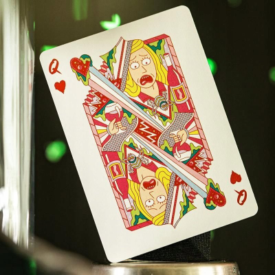Karta pokeri Rick and Morty, set për koleksion, me ngjyra nga të gjitha