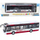 Lodër autobus metalik City Bus, shkallë 1:42, me drita edhe zë, i kuq