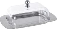 Enë gjalpi Orion, çelik inox, 18.5 x 12 x 8 cm, argjendtë