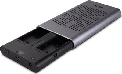 Kuti e jashtme SSD Lindy 43382, M.2 PCIe 3.0, USB 3.2, ngjyrë argjendi