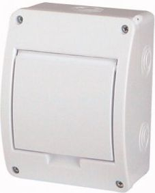 Pllakë shpërndarëse Eaton, 1 x 5, IP40, e bardhë