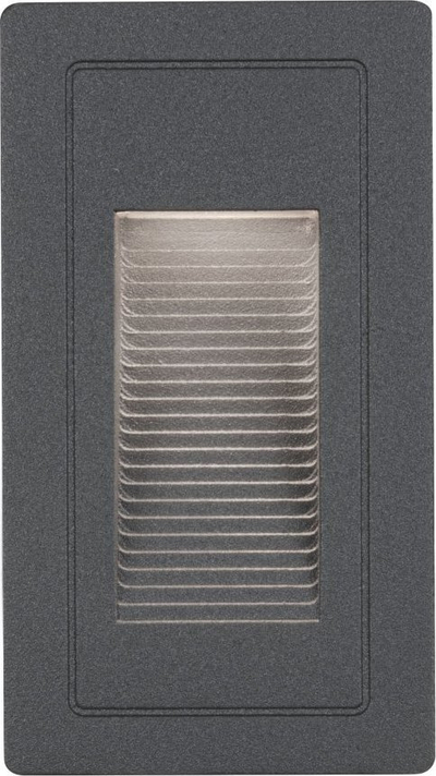 Dritë muri Paulmann Facade High, 4W, IP44, alumin i zi