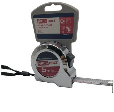 Метар лента Haushalt GW-578-1E, 5m, 19mm, жолта