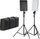 Set drita LED Quadralite Thea 450 Panel Kit, 2 panele, ngjyra e dritës me rregullim, i zi