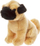Lodër pelushi qen Beppe ZOO Pug, 20cm, kafe