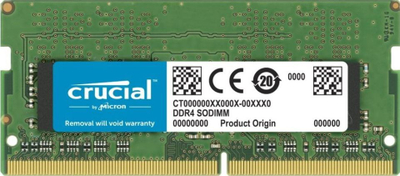 Kartë memorie për laptop Crucial SODIMM, DDR4, 8 GB, 2666 MHz, CL19 