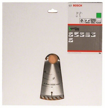 Sharrë rrethore Bosch Optiline Wood H 190x2, 6x30 mm 60T 2608641188