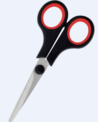 Gërshërë Grand GR-5500, 12cm, të zeza / të kuqe