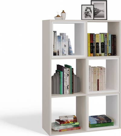 Raft librash TopEshop Shelf, 110 x 30 x 75 cm, me 6 ndarje, ngjyrë cashmere