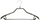 Varëse muri Okko PVC Hook LSMD031, plastike, e zezë