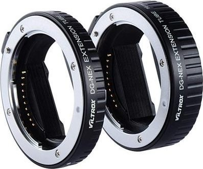 Сет автоматски продолжни цевки Viltrox DG-NEX, за објективи Sony E и камери NEX, црн