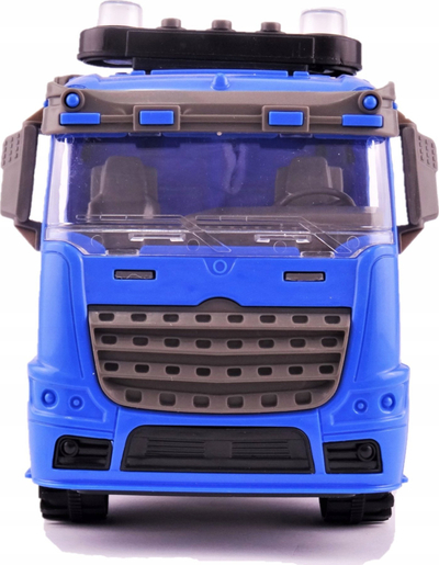 Kamion lodër Gazelo Toy Set Truck Car, shkallë 1:14, me drita edhe zë, blu
