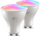 Llambë inteligjente Philips Hue E14 B39, 3.7W, RGBW, set 2 copë, e bardhë