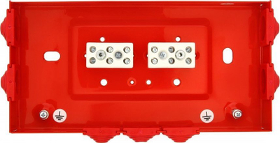 Kuti zjarrduruese Simet Fireproof Box E90, metalike, ngjyrë e kuqe