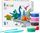 Set plasteline Hey Clay Dinos, 15 doza, tharje në ajër, shumëngjyrësh