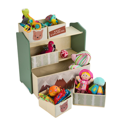 Organizues lodrash U-grow, dru, 63x30x60 cm, jeshil
