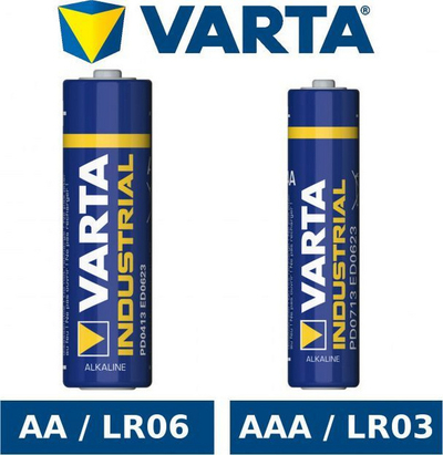 Bateri alkaline Varta Industrial Micro AAA 4003, 1.5V, paketim 500 copë