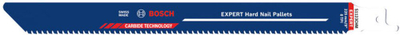 Teh sharrë reciproke Bosch Expert Hard Nail Pallets S1123CHM, 225mm, për çelik dhe dru me metal, blu