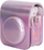 Këllëf LoveInstant për Fujifilm Instax Mini 12, me rrip, rozë me shkëlqim