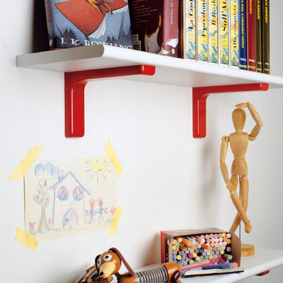 Mbajtëse rafti Bolis Leonardo, 18 cm, set 2 copë, bezhë
