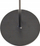 Mbajtëse qiriri Home Styling Collection, metal, 25 cm, e zezë mat