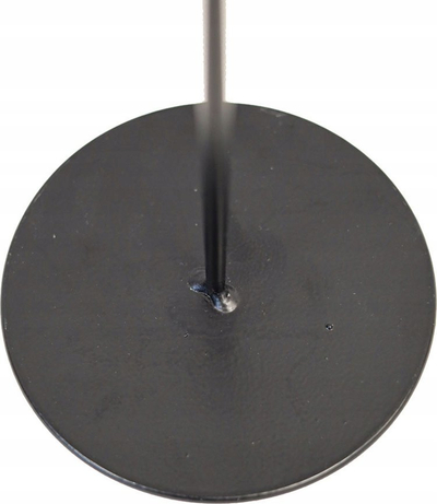 Mbajtëse qiriri Home Styling Collection, metal, 25 cm, e zezë mat