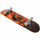 Skateboard Best Sporting Indian, dru panje 9 shtresa, kushineta ABEC 7, portokalli