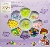 Set rruza Swede Beads, shumëngjyrëshe, me kuti për t’i vënë në rregull