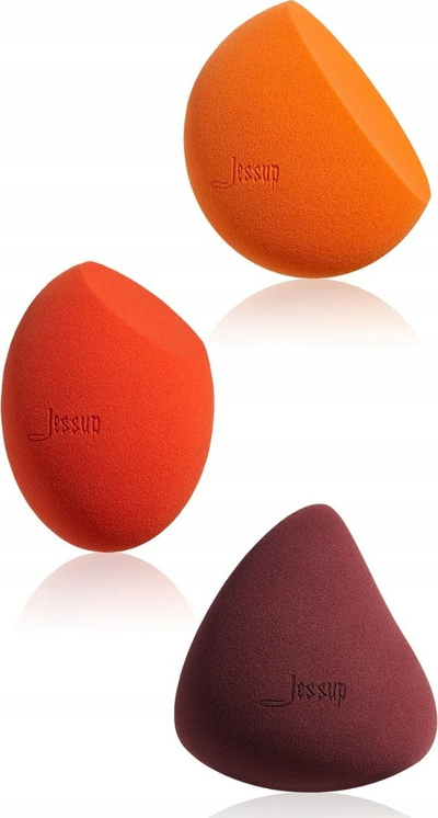 Sfungjerë grimi Jessup My Magical Makeup Sponges II SP013, set me 3 copë, për fondatinë dhe korrektor, shumëngjyrësh