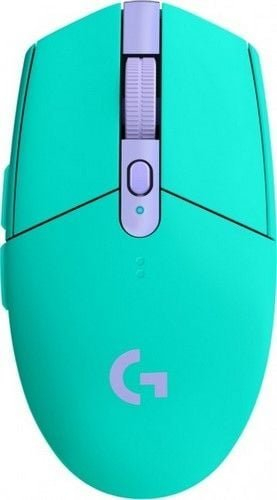 Set gaming Logitech G305 Lightspeed Mint + G640 SE, maus wireless HERO, mauspad i madh, mente