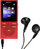 MP3 player Sony NWZ-E394, 8GB, i kuq