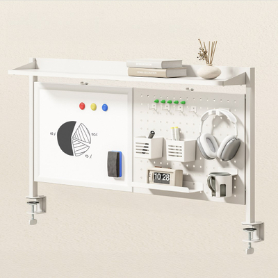Разделувач за маса Ergo Office ER-301W, панел за канцеларија, сив