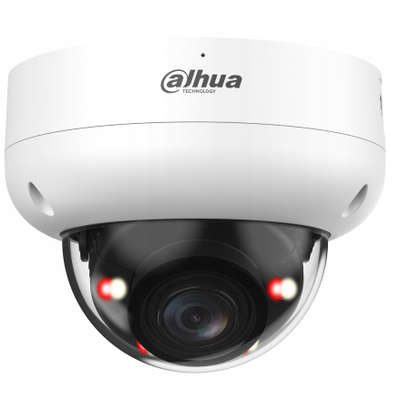 IP камера Dahua IPC-HDBW3849R, 8MP 4K, варифокална 2.7–13.5 mm, бела