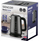 Çajnik elektrik Modern Stylish Wireless Kettle Black, 1.7L, 2200W, i zi