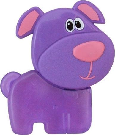 Loder dhëmbësh Baby Mix qenushi i vogël, 8.5×7 cm, plastikë e butë, lejla