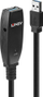 Kabllo USB 3.0 aktive Lindy, 15m, Type A mashkull–femër, e zezë