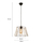 Llambë tavani metal + litar Ø30×81 cm (HM7566.01)