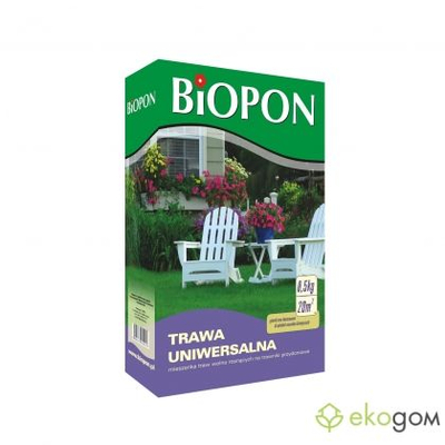 Семe за декоративна трева Biopon Universal Grass, 0,5 kg, отпорна на мраз, зелена