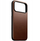 Mbështjellës telefoni Nomad Modern Leather Case për iPhone 17 Pro, lëkurë natyrale, kafe