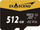 Kartë memorie ExAscend Catalyst MicroSDXC, 512GB, UHS I U3 A2 V30, e zezë