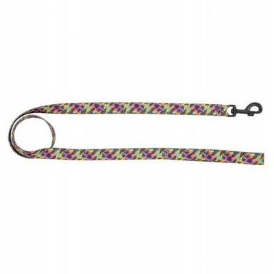 Leckë për qen Barry King Hawaii, shirit 16mm, gjatësi 120cm, shumëngjyrëshe